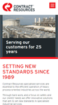 Mobile Screenshot of contractresources.com